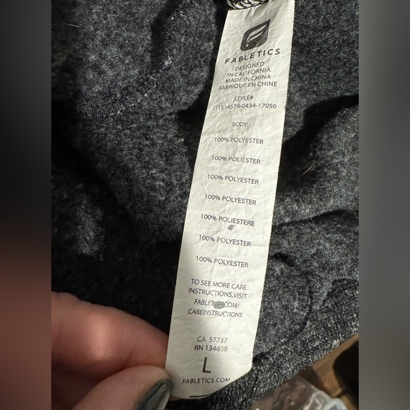 Fabletics Calypso Jacket Black Full Zip Athletic Size Large - Picture 11 of 12